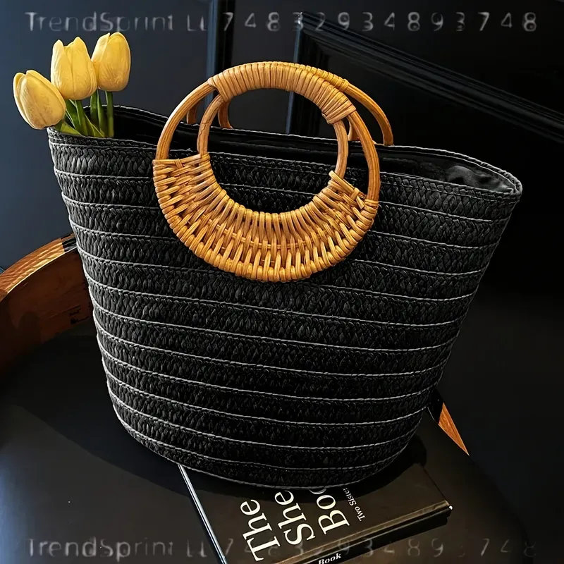 กระเป๋าถือสตรีสำหรับฤดูร้อน ทำ - Tote Bag Beach บทวิจารณ์และราคา