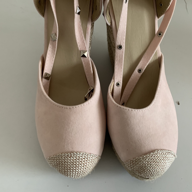 รองเท้าส้นตึกแบบสานสำหรับผู้หญ - Wedge Espadrille Women บทวิจารณ์และราคา