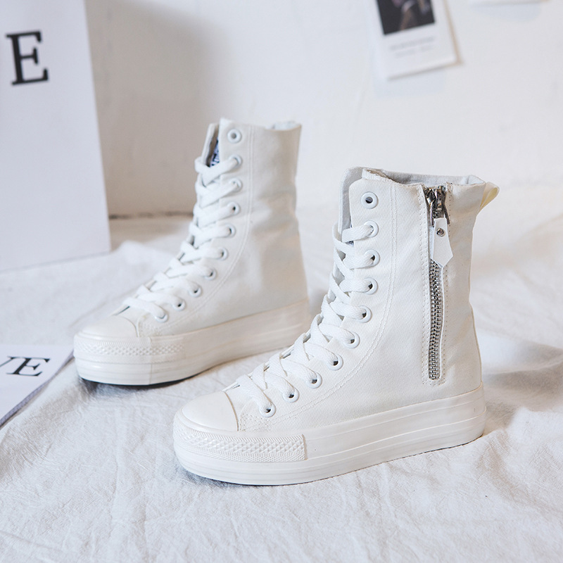 รองเท้าผ้าใบผู้หญิงแบบหุ้มข้อส - Wedge Espadrille Women บทวิจารณ์และราคา
