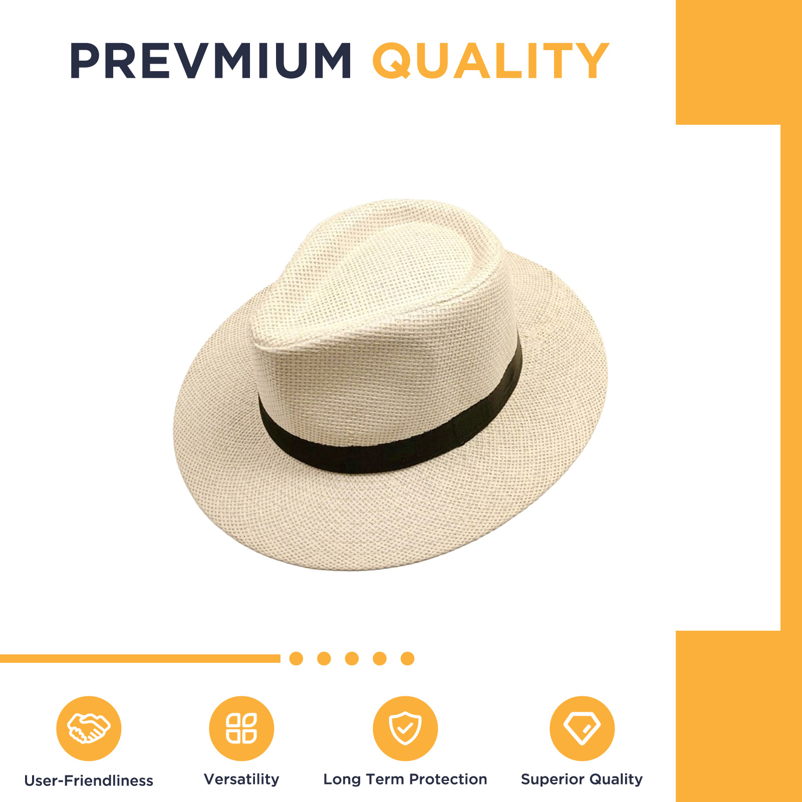 หมวกฟลอปปี้ฤดูร้อนสำหรับผู้ชาย - Hat Floppy Wide บทวิจารณ์และราคา