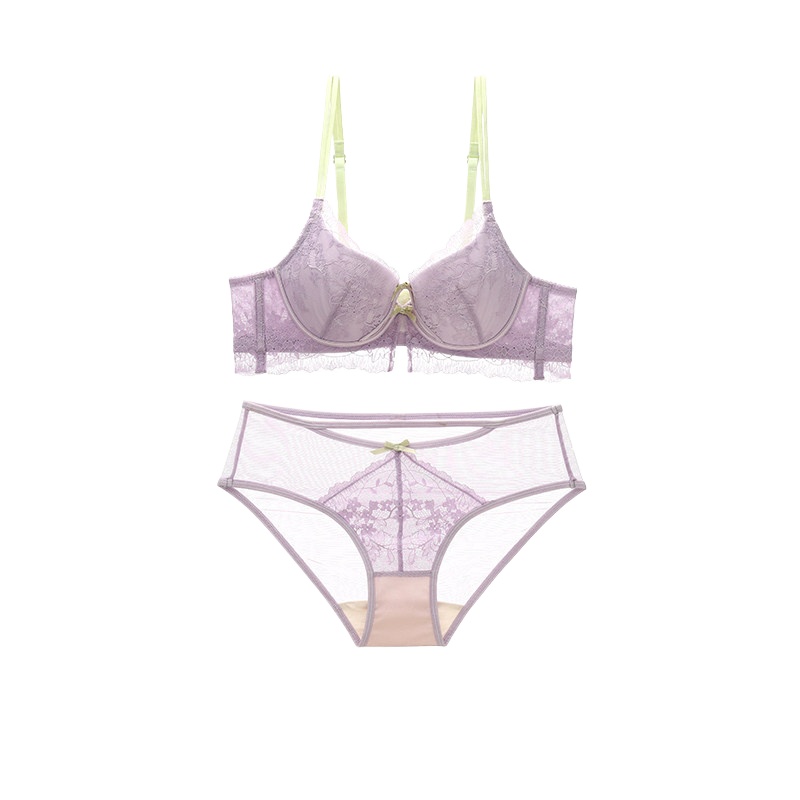 ชุดชั้นในลูกไม้หวานสไตล์สาวหวา - Bralette Triangle Set บทวิจารณ์และราคา